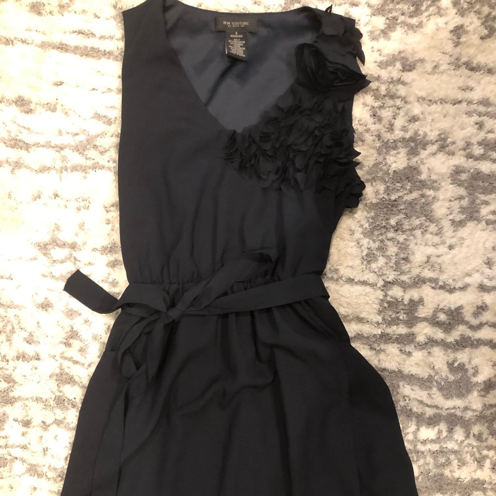 Mm Couture navy dress